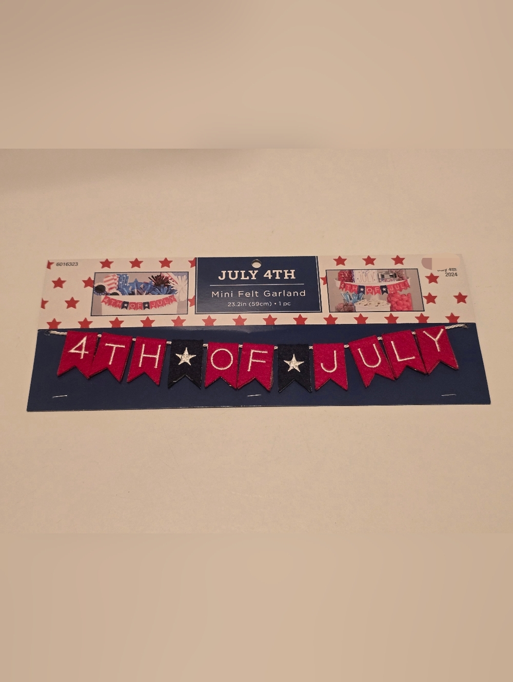 4th of July Mini Felt Garland